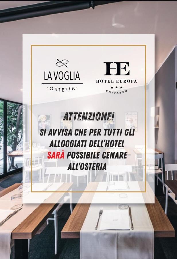 Hotel Europa Кивассо Экстерьер фото
